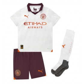 Manchester City Phil Foden #47 Replica Away Minikit 2023-24 Short Sleeve (+ pants)